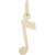 Music Note Charm [2XCHM0838]