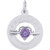 February Love Birthstone Charm [2YCHM1589]