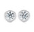 Bezel Set Diamond Solitaire Stud Earrings, 1.45 [JESSD0332]