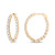 Oval Inside Out Diamond Hoops, 3.99 [1EAHP0945]