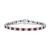 Ruby and Diamond Line Bracelet [JBLIN0008]