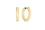 Designer Gold Hoop Earrings [2EGHP0281]