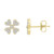 Heart Petal Diamond Stud Earrings [JESTD0440]