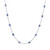 Silk Sapphire & Diamond Necklace [JNOTH0897]