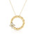 Love in Verona Twist Circle Pendant Necklace [JNPEN0787]