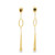 Open Circle Drop Earrings [JEOTH0806]