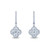 Quatrefoil Diamond Drop Earrings [1EADX4793]