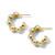 Lollipop Mother of Pearl Hoop Earrings [JEOTH0003]
