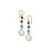 Rock Candy Multi Stone Drop Earrings [JEOTH1021]
