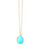 Rock Candy Turquoise Drop Pendant Necklace [JNPEN0790]