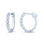 Single Prong Diamond Huggie Earrings [1EAHP0820]