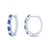 Sapphire and Diamond Huggie Earrings [1ESDX0877]