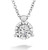 Classic Three-Prong Solitaire Pendant Necklace [JNPEN0502]