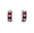 Ruby and Diamond Hoop Earrings [JEHOP0518]