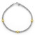 Signature Caviar Gold Ball Station Bracelet [JBOTH1251]