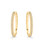 Convex Diamond Hoop Earrings [JEHOP0653]