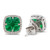 Emerald and Diamond Stud Earrings [JESTD0632]
