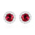 Ruby and Diamond Stud Earrings [JESTD0639]
