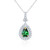 Emerald and Diamond Pendant Necklace [JNPEN1143]