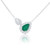 Emerald and Diamond Pendant Necklace [JNPEN1146]