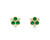 Emerald Stud Earrings [JESTD0549]