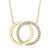Love Knot Diamond Necklace [JNPEN0985]