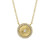 Diamond Star Circle Pendant Necklace [JNPEN0986]
