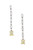 Fancy Yellow Diamond Drop Earrings [JEOTH0736]