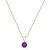 Amethyst Pendant Necklace [JNPEN0571]