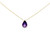 Amethyst Pendant Necklace [JNPEN1011]