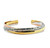 Estate Tri Color Cuff Bangle Bracelet [JBBAC0626]
