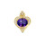 Estate Amethyst and Diamond Enhancer Pendant [JNPEN1176]