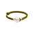 Eucalyptus Silk Bracelet with South Sea Circle Pearl [JBOTH0859]