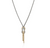Love Knot Two Tone Y Necklace [JNOTH1077]