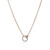 Essential Pave Diamond Circle Necklace [JNOTH1078]