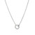 Essential Pave Circle Necklace [JNOTH1079]