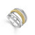 Two-Tone Five Row Diamond Ring [JROTH1315]