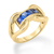 Designer Gold Sapphire Ring [JROTH1563]