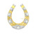 Estate Retro Pearl and Diamond Horseshoe Brooch [JAPNB0019]