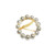 Estate Pearl Circle Pin [JAPNB0048]