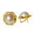Estate Mabe Pearl and Diamond Earrings [JEOTH0485]
