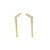 Diamond Earrings with Bezel Drop [JEOTH0875]