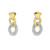 Estate Chiampesan Diamond Drop Earrings, Italy [JEOTH1110]