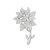 Estate Diamond Flower Brooch [JAPNB0044]