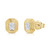 Emerald Cut Diamond Stud Earrings [JESTD0713]
