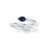 Blue Sapphire and Diamond Ring [JROTH1645]