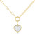 Lovebright Heart Paperclip Necklace [JNPEN1474]