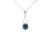 Flower Sapphire Pendant Necklace [JNPEN1511]