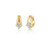 Love in Verona Diamond Flower Hoop Earrings [JEHOP0795]