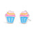 Cupcake Stud Earrings [JESTD0879]